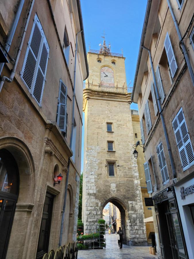 Le Beffroi De Gaston Climatise Lägenhet Aix-en-Provence Exteriör bild