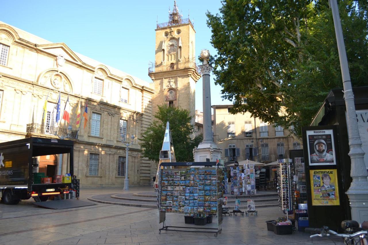 Le Beffroi De Gaston Climatise Lägenhet Aix-en-Provence Exteriör bild